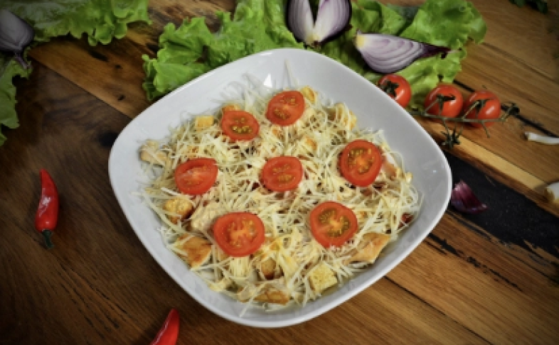 Салат «Цезарь» с курицей