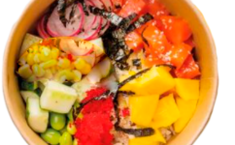 Поке с лососем