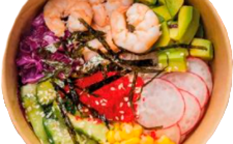 Поке с креветкой