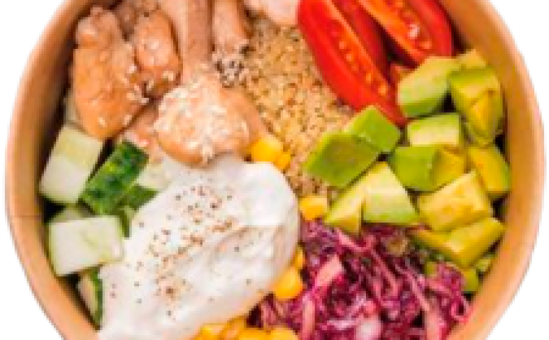 Поке с курицей