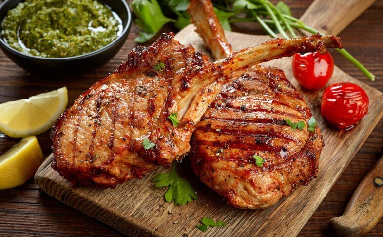 Шашлык из свиной корейки