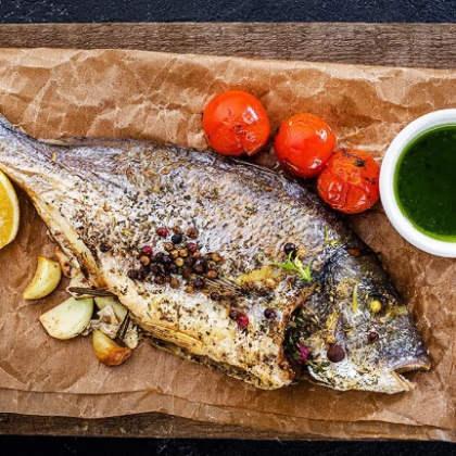 Дорадо на углях