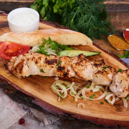 Шашлык из куриной грудки