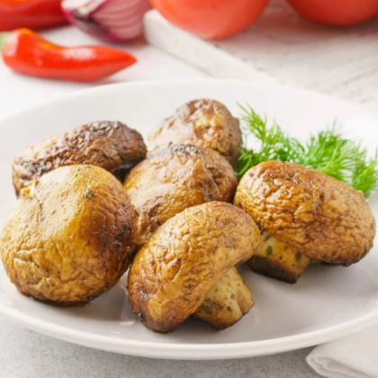 Шампиньоны на углях