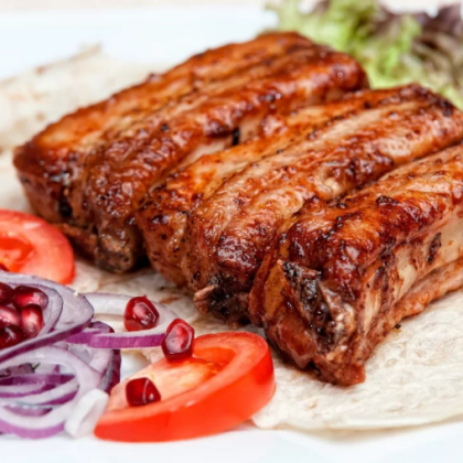 Шашлык из свиных рёбер