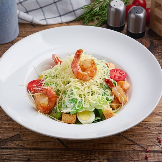 Цезарь с креветками
