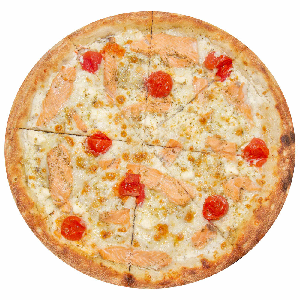 Пицца «Нежный лосось»