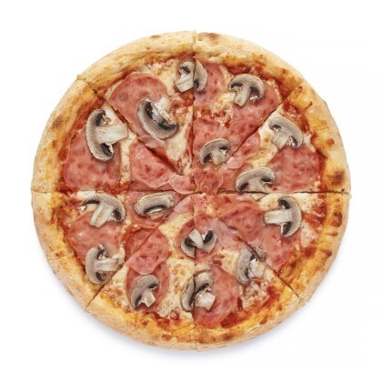 Пицца ветчина грибы