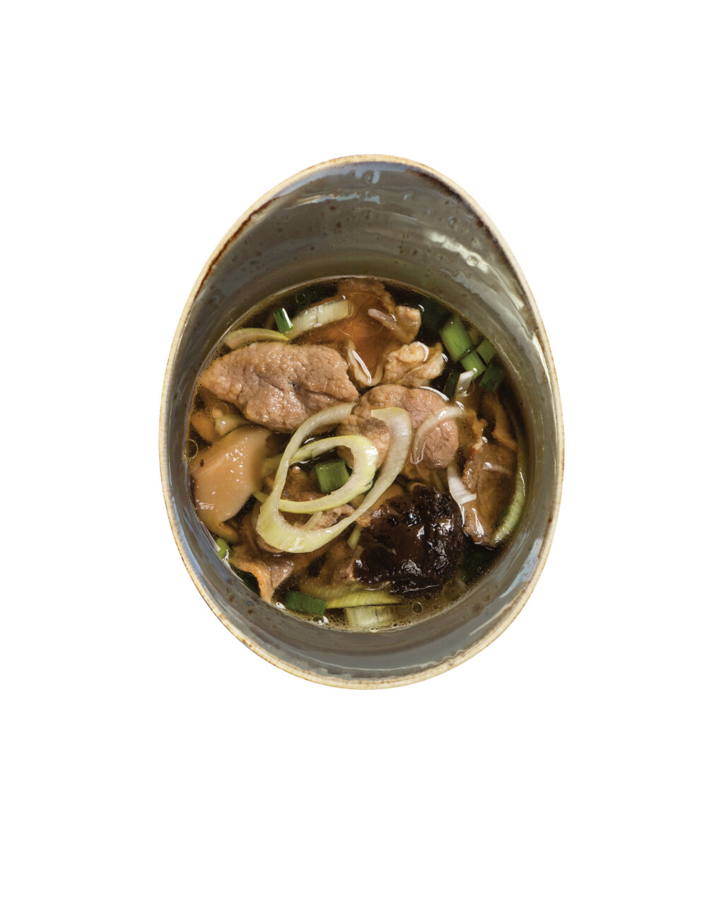 Zupa z kaczką i grzybami shiitake