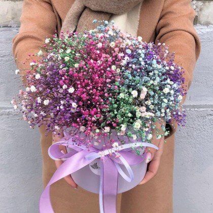 Композиция с гипсофилой "Аура"