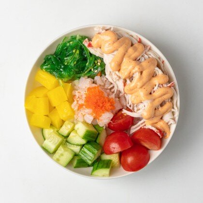 Поке с« Крабом и креветкой»