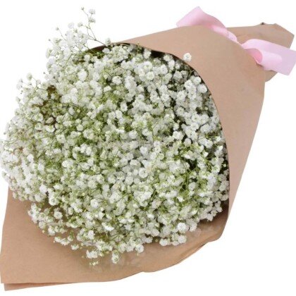 Букет с гипсофилой "Грация"