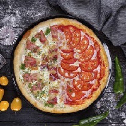 Пицца «Карбонара/Маргарита»