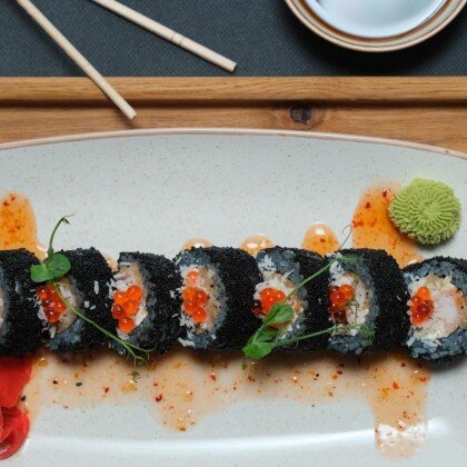Ролл «Black» с креветками