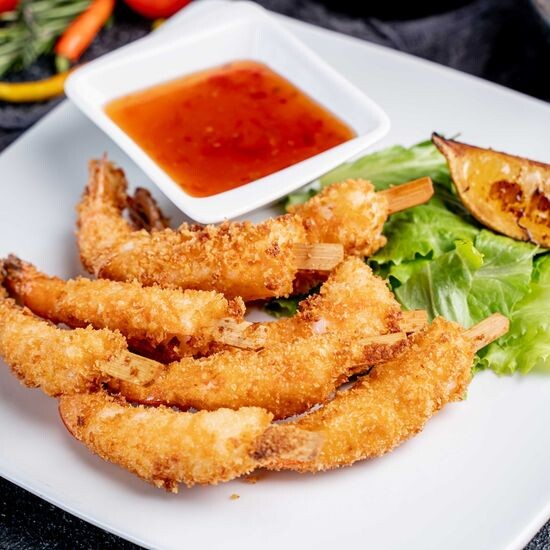 Тигровые креветки темпура 6шт