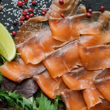 Нарезка из лосося