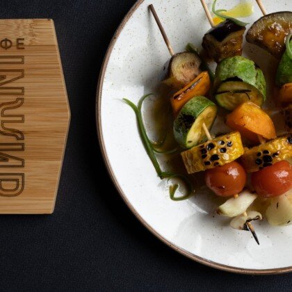 Овощи гриль на шпажках