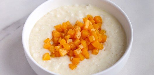 Рисовая каша с карамелизированной тыквой