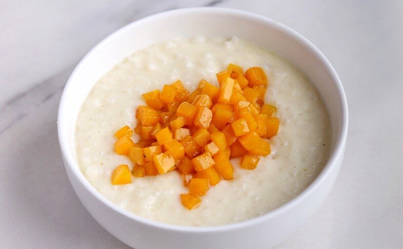 Рисовая каша с карамелизированной тыквой