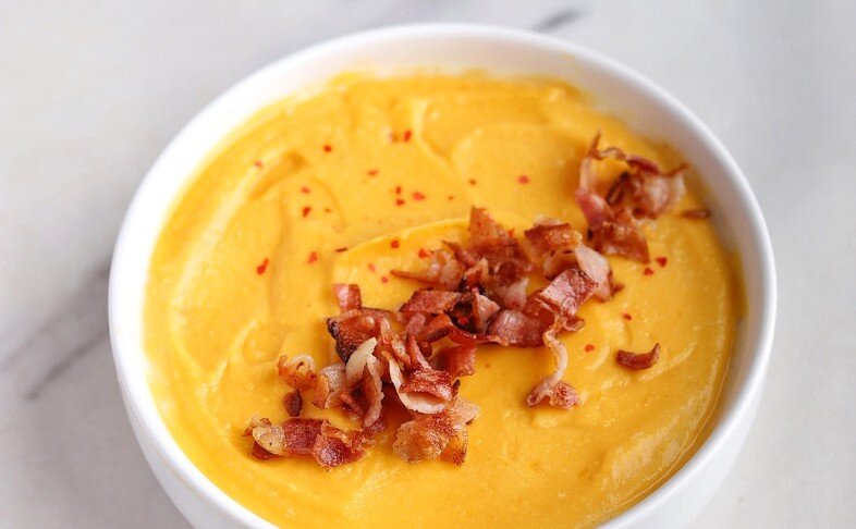 Сырный суп-пюре