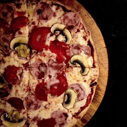 Пицца «С ветчиной и грибами»