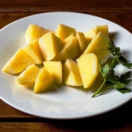 Картофель отварной с маслом и зеленью