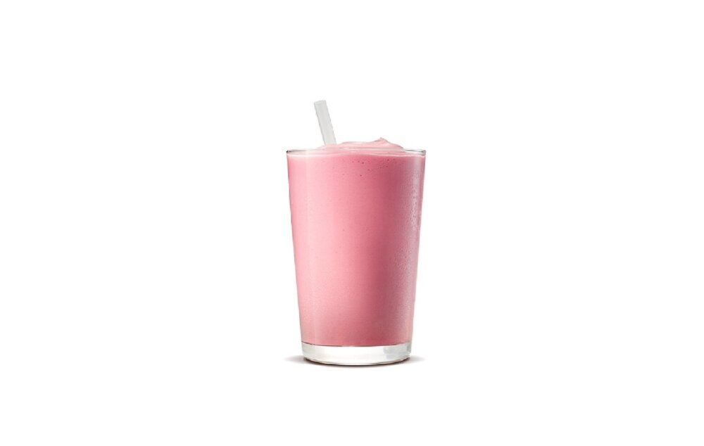 Молочный коктейль (клубничный)