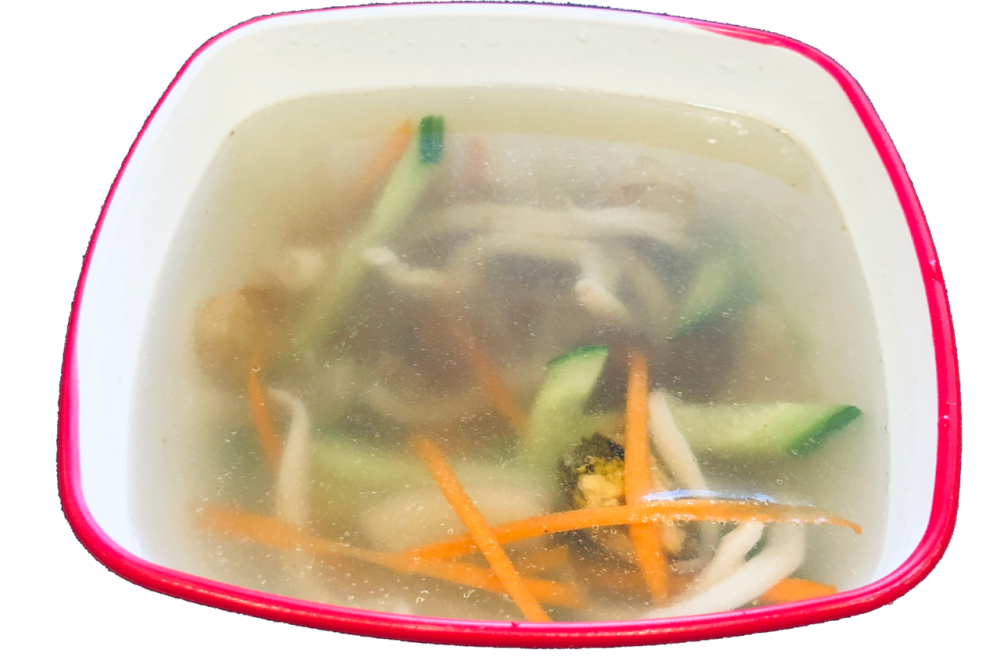 Суп морепродукты с овощами