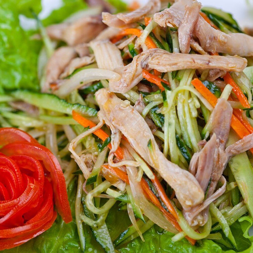 №35 Салат из курицы с огурцом