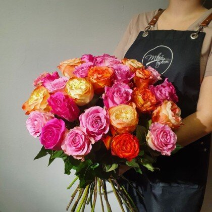 Роза микс* (60-70см) 11шт