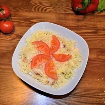 Салат «Цезарь» с курицей