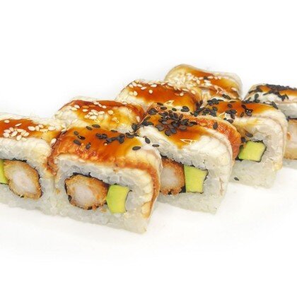 Ролл «Дракон» креветка