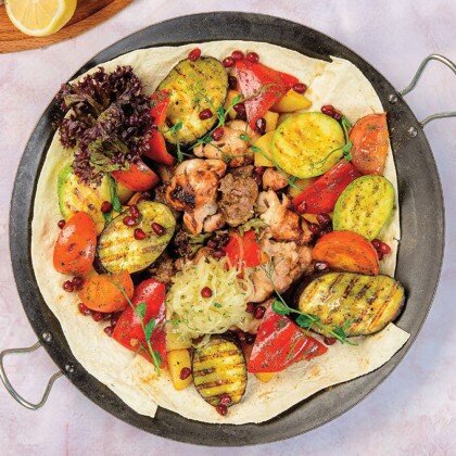 Садж с курицей