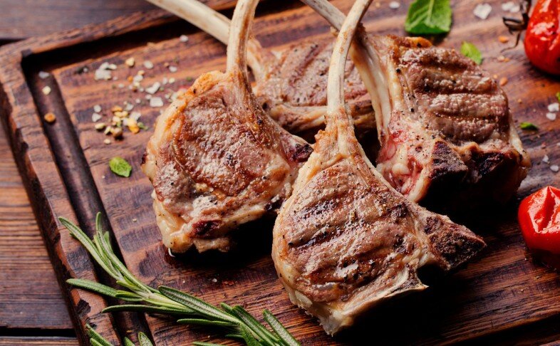 Шашлык из баранины (каре)