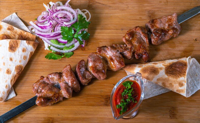 Шашлык из баранины (мякоть)