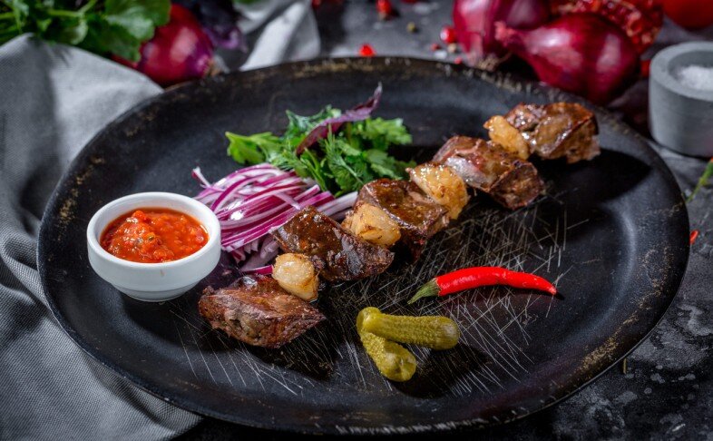 Печень говяжья