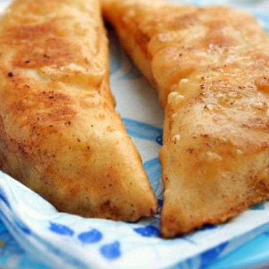 Курник из слоёного теста
