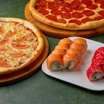 Пицца и роллы №2