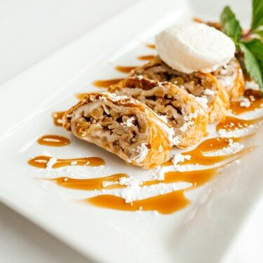 Штрудель яблочный