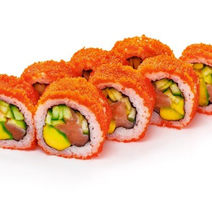 Ролл «Калифорния Премиум» с лососем