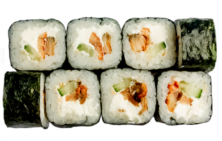 Ролл с угрём