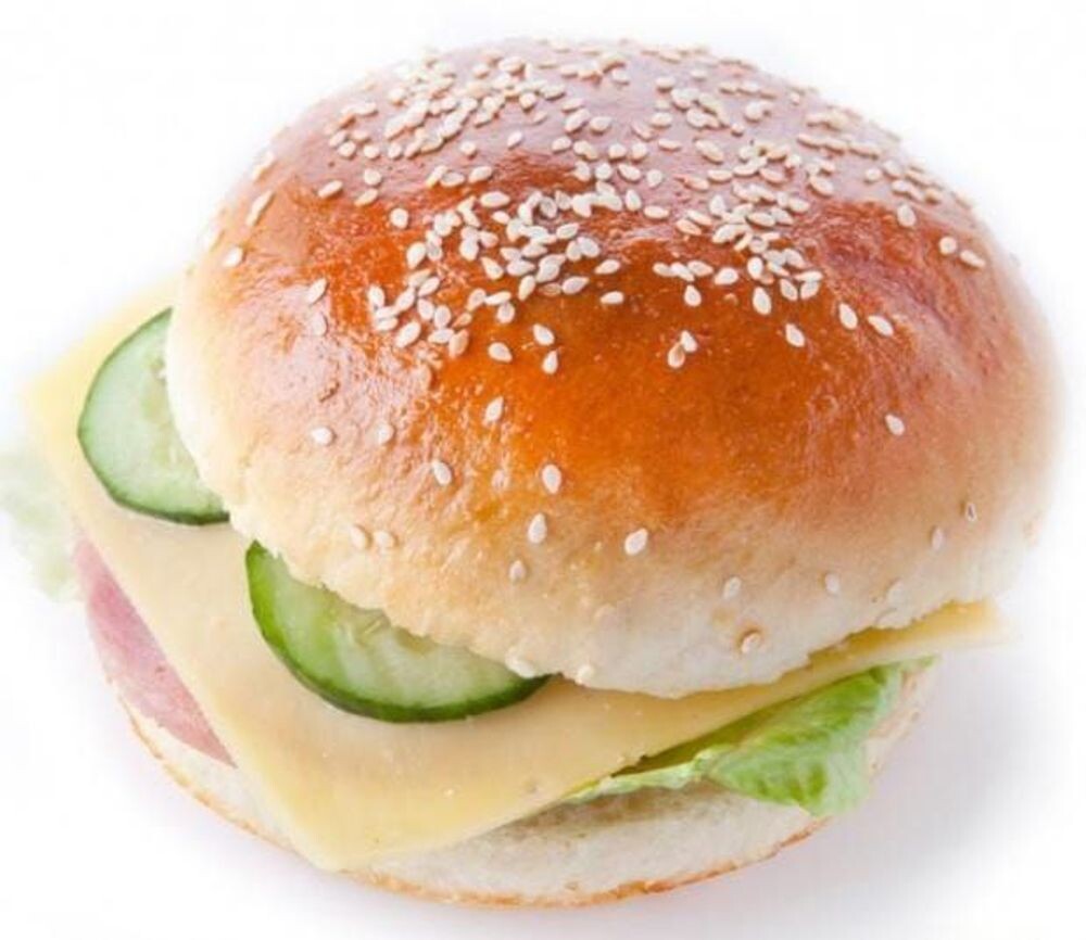 Бургер с ветчиной