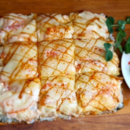 Суси пицца с лососем