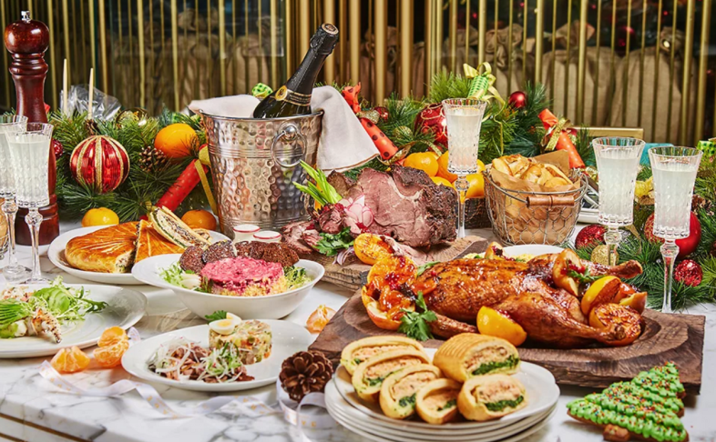 Праздничный стол на 4 персоны