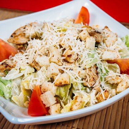 Салат «Цезарь» с курицей