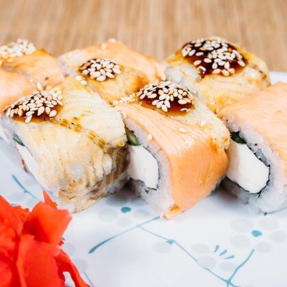 Ролл «Сяки унаги»