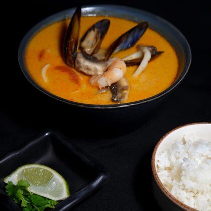 ТАЙСКИЙ ТОМ ЯМ С МОРЕПРОДУКТАМИ 450 ГР.