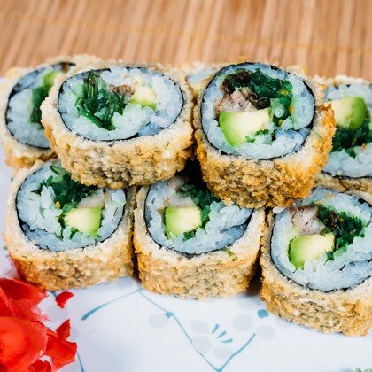 Ролл «Кайсо унаги темпура»