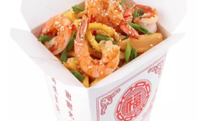 Вок с морепродуктами