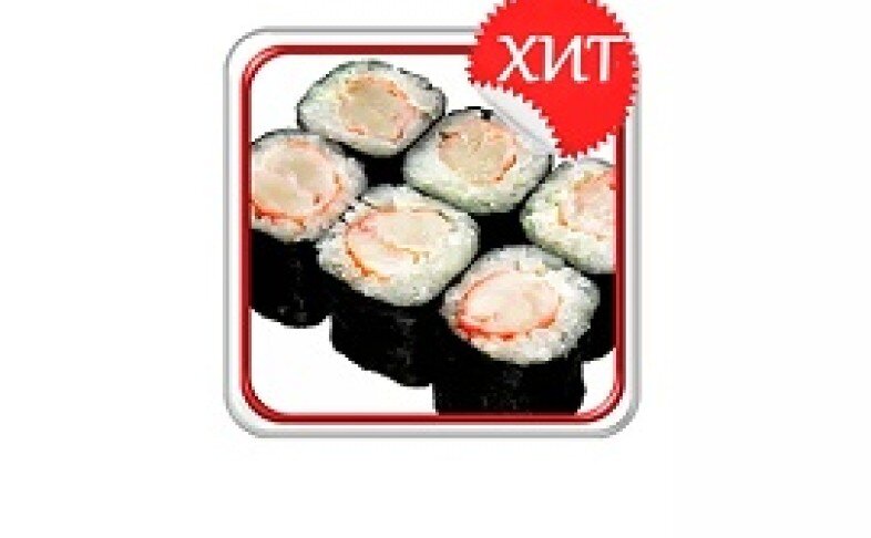 Ролл «Креветка с сыром»